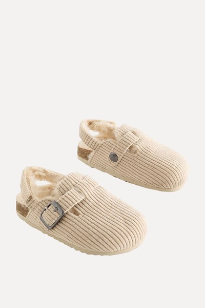 Cord Corkbed Slippers from Next