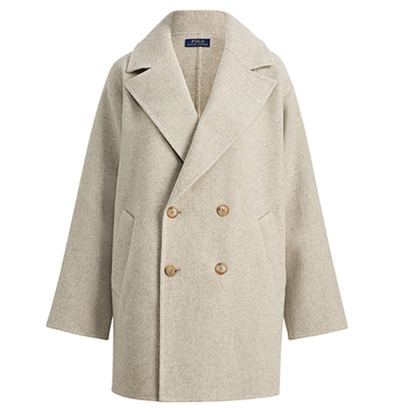 Double-Breasted Merino Coat