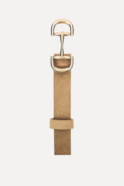 Split Leather Belt With Buckle from Massimo Dutti