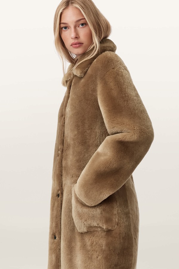 Serra Reversible Shearling Coat