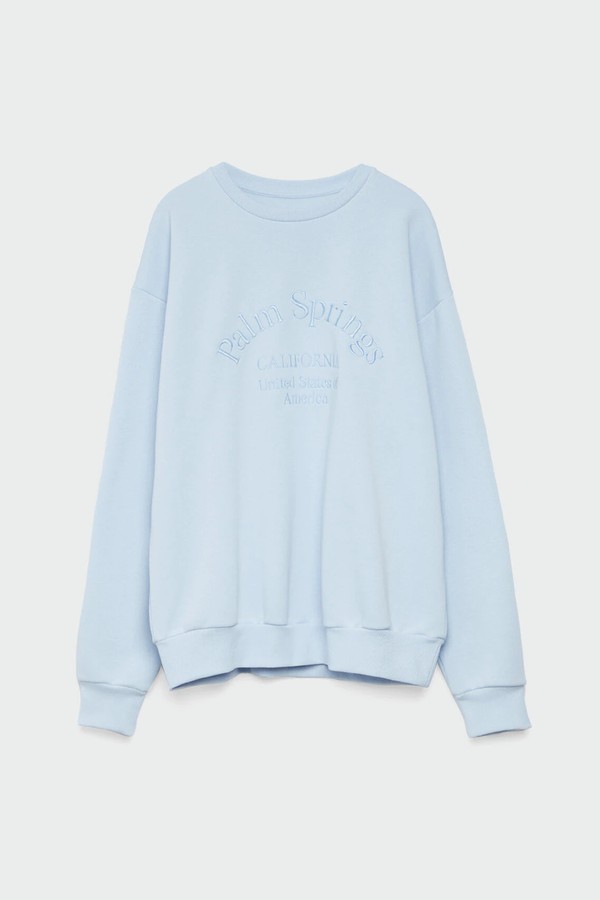 Embroidered Oversized Sweatshirt from Stradivarius