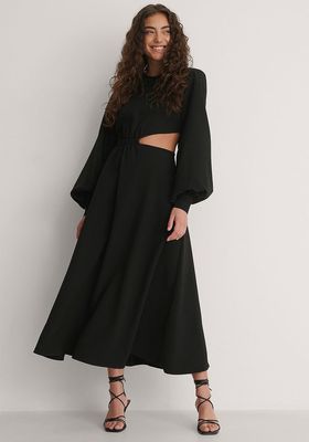 Balloon Sleeve Cut Out Dress from Na-kd