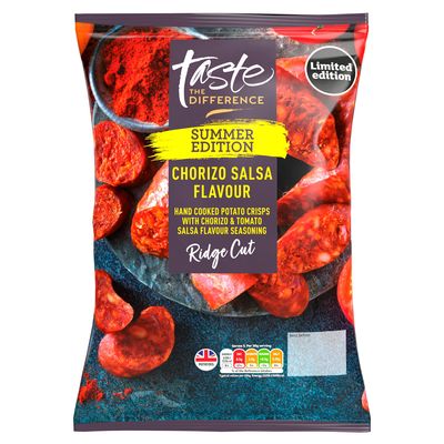 Chorizo Salsa Flavour Crisps from Sainsbury's