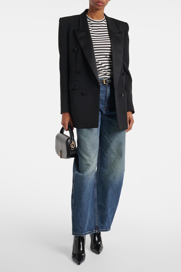 Otis High-Rise Barrel-Leg Jeans from Nili Lotan