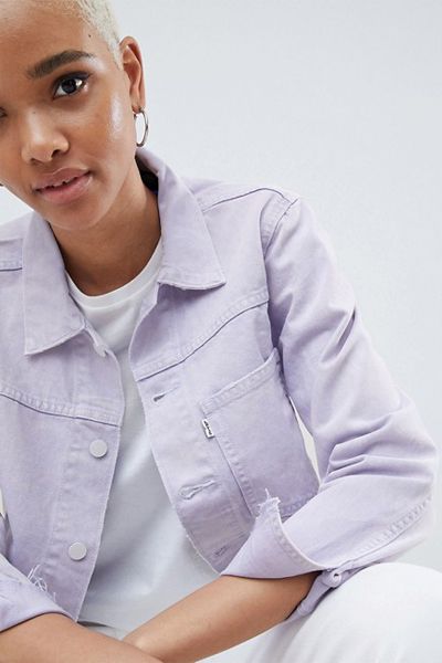 Line 8 Unisex Trucker Jacket With Raw Hem from Levi's