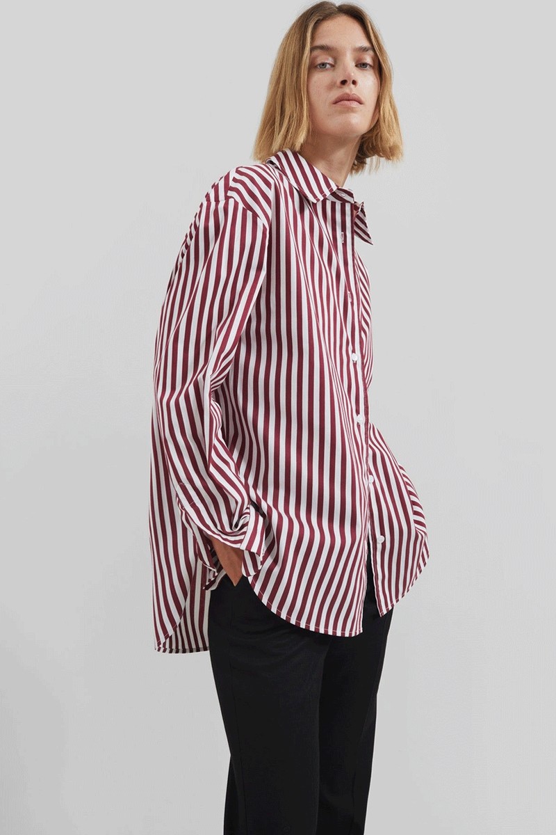 Peri Striped Poplin Shirt