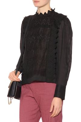Isabel Marant Nutson Eyelet Lace Blouse from My Theresa