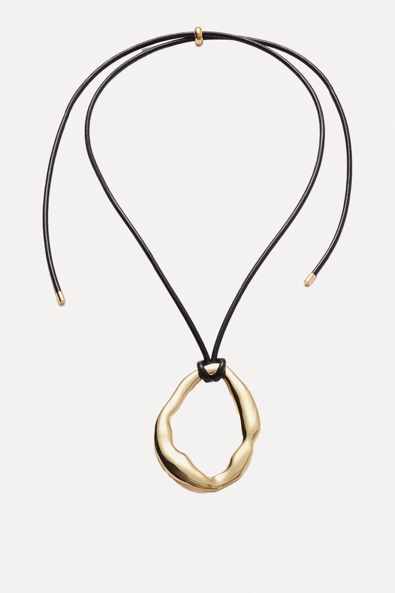 Molded Pendant Cord Necklace