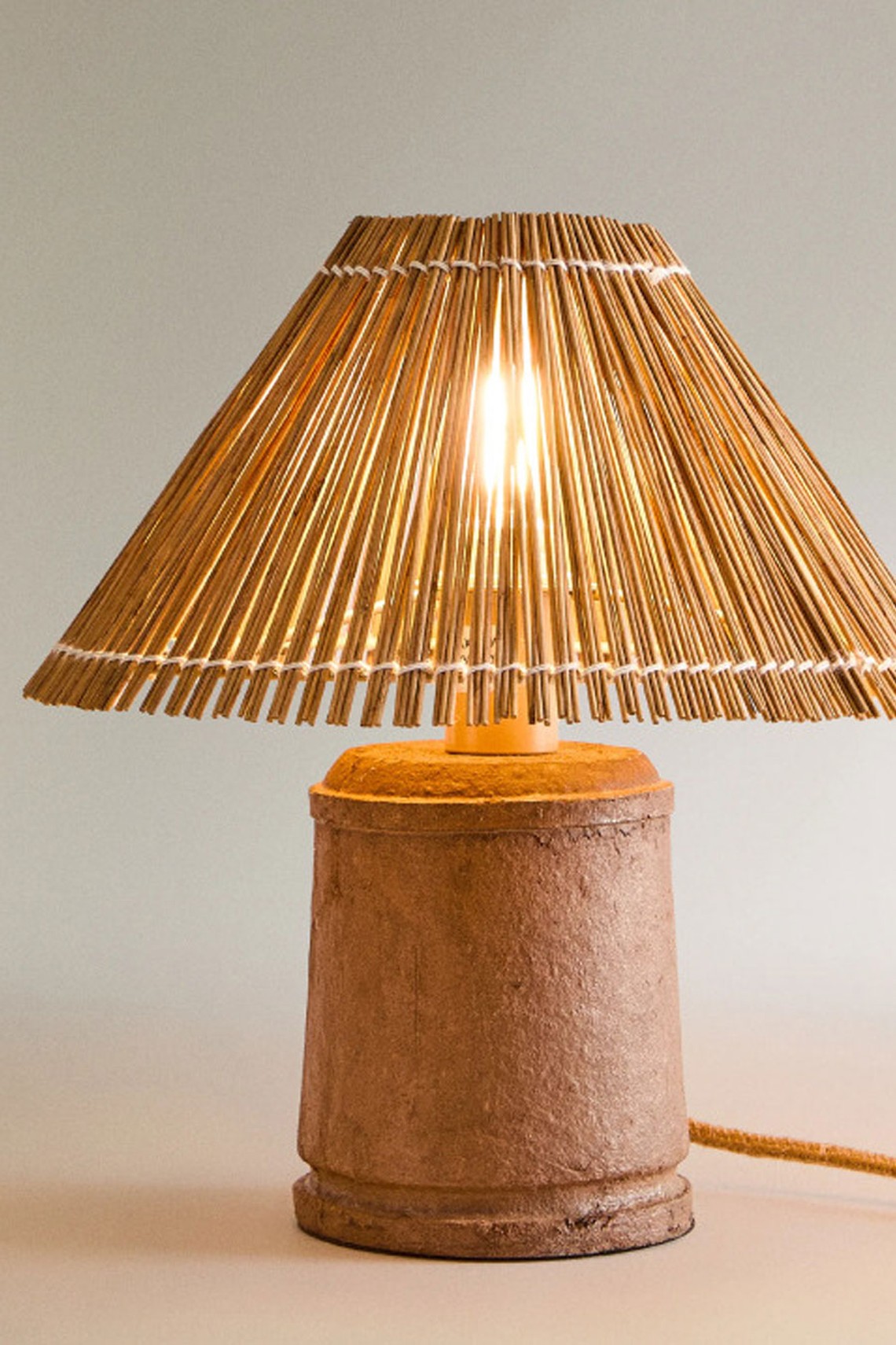 Rattan Table Lamp