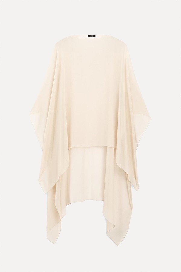 100% Mulberry Silk Fluid Cape