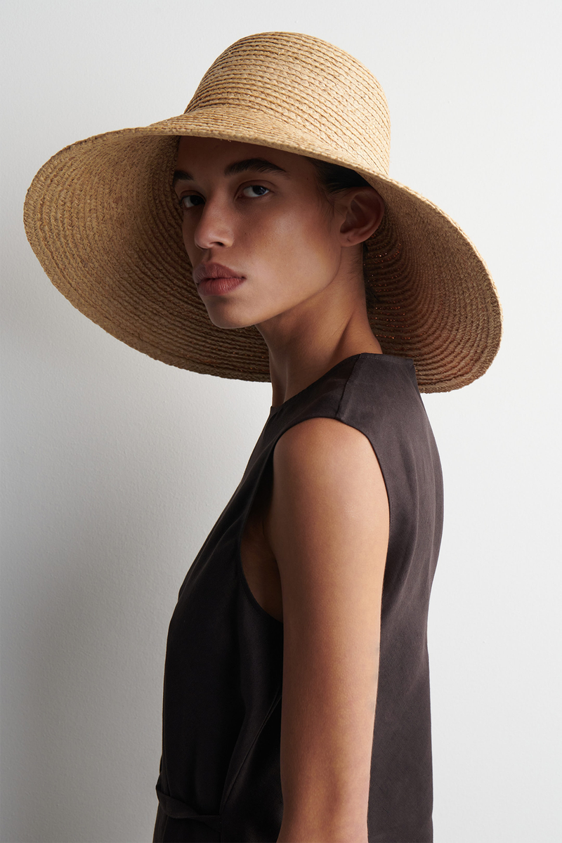 Wide-Brim Straw Hat from COS