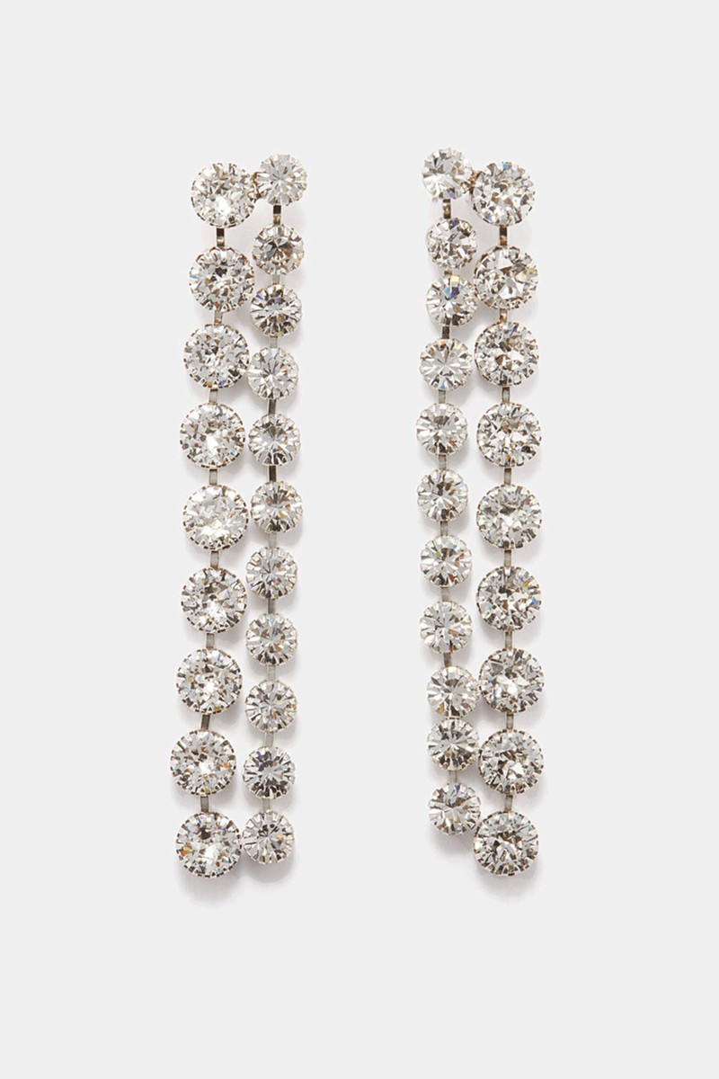 Midnight Dancing Crystal-Embellished Earrings from Isabel Marant