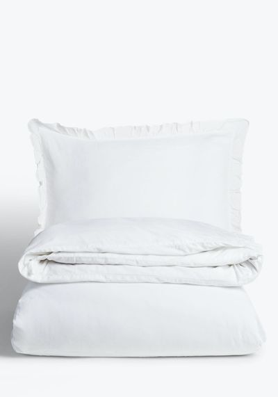 Texture Frill Cotton Duvet Cover