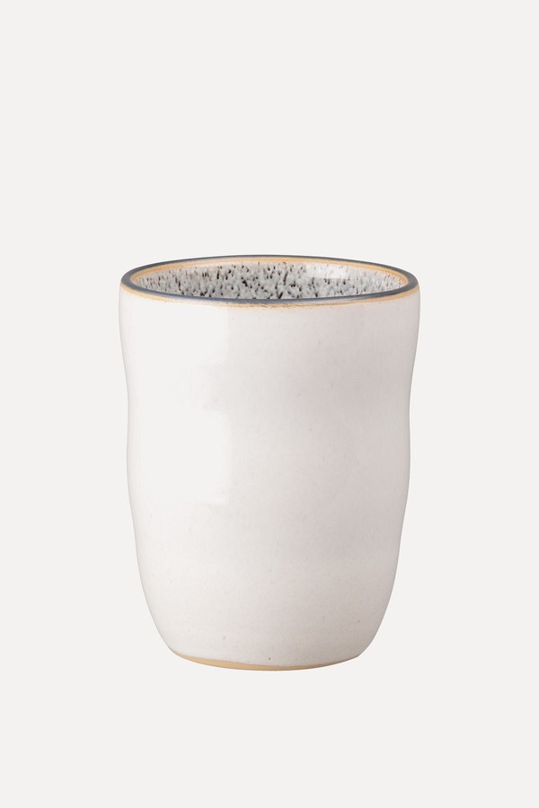 Grey White Handleless Mug from Denby Studio