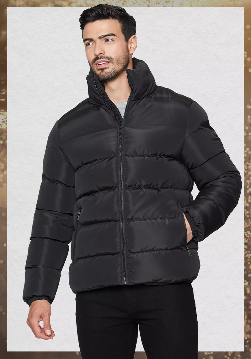 'Funnelweb' Padded Jacket from Threadbare