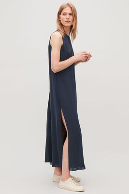 Sleeveless Dress With Slits