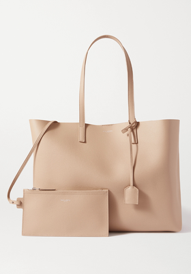 East West Large Leather Tote from Saint Laurent