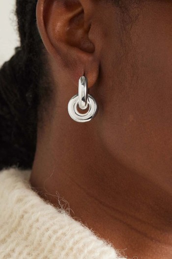 The Esther Silver-Plated Hoop Earrings from Lié Studio