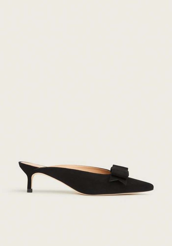 Melissa Suede Kitten Heel Mules from L.K.Bennett
