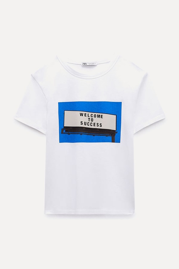 T-Shirt With Photo Print from Zara