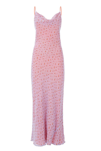 Floral Lilac Maxi Dress from Rat & Boa