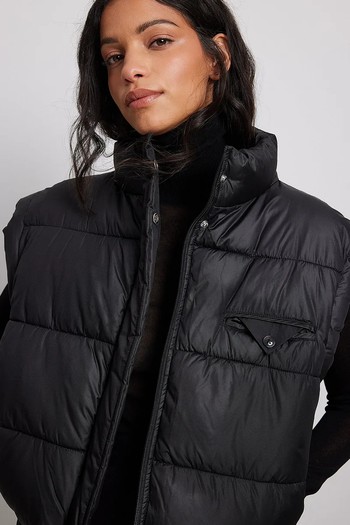 Pocket Detail Puffer Vest, £55.95 | Na-Kd 