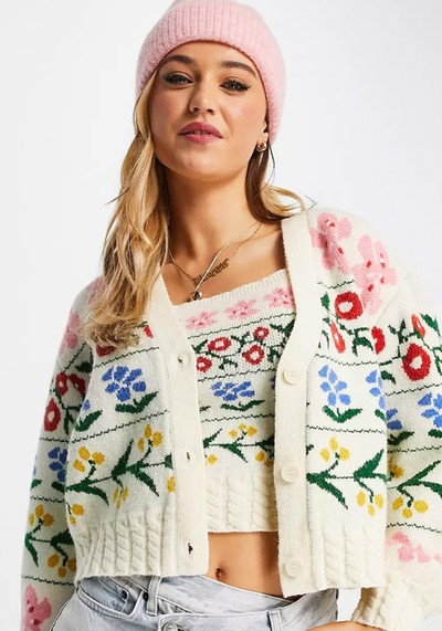 Floral Cardigan from Miss Selfridge