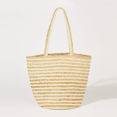 Lae Stripe Jute Bag