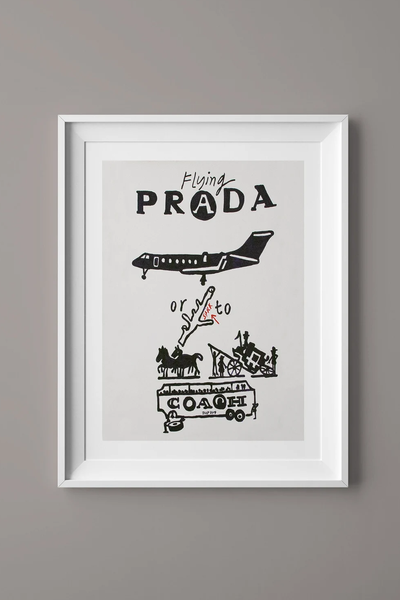 Flying Prada Print from AvaArtWorld