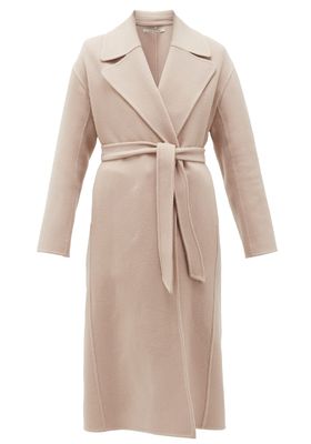 Double-Breasted Merino-Wool Midi Coat from Another Tomorrow