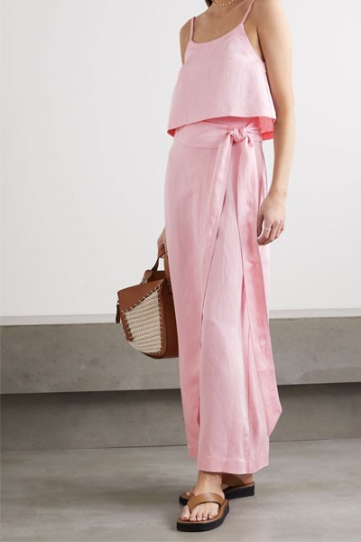 Woven Wrap Maxi Skirt from Bondi Born