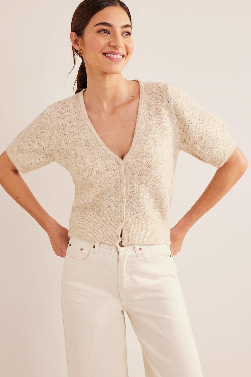 Pointelle Cardigan