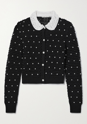 Collins Crocheted Wool Cardigan from Alice + Olivia