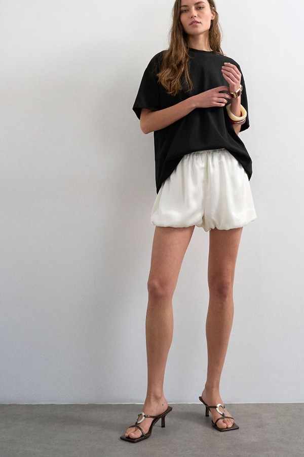 Satin Bubble Shorts