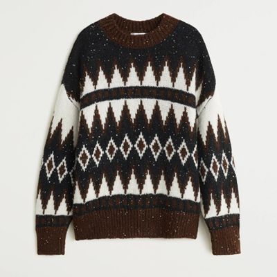 Knit Paillette Sweater from Mango