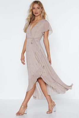 Get the Party Star-ted Wrap Dress