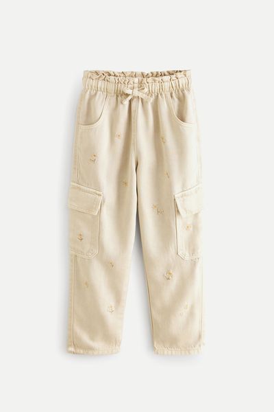 Tencel Cargo Pocket Trousers 