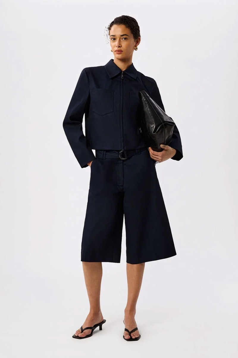 Compact Cotton Bermuda Shorts from Whistles