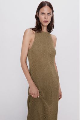 Long Knit Dress from Zara
