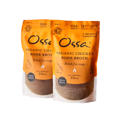 2 x Organic Free Range Chicken Bone Broth from Ossa