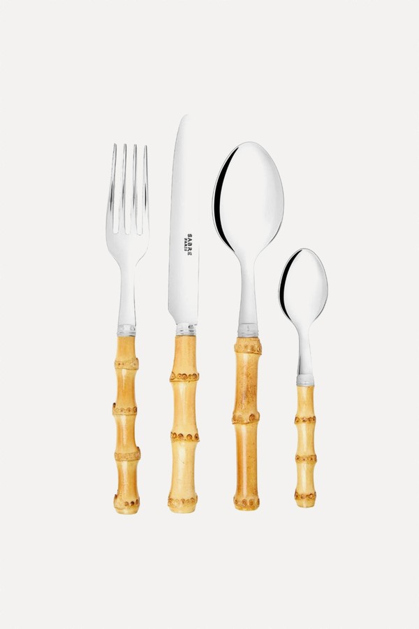4 Piece Picnic On Lake Anju Bamboo Cutlery Set from Casa JJ