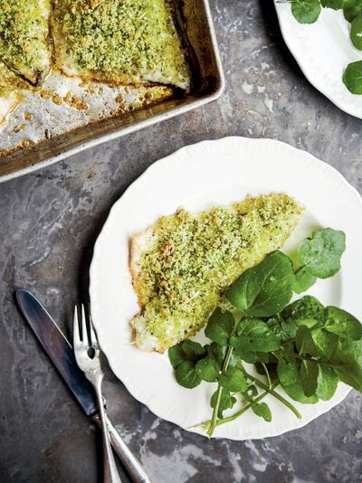 Sea Bream In A Herb Crust