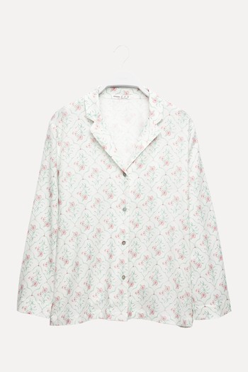 Floral Print Long-Sleeved Shirt from Oysho