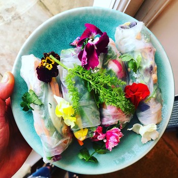 Rainbow Rice Paper Rolls