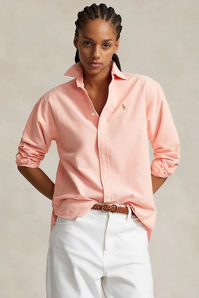 Relaxed Fit Cotton Oxford Shirt