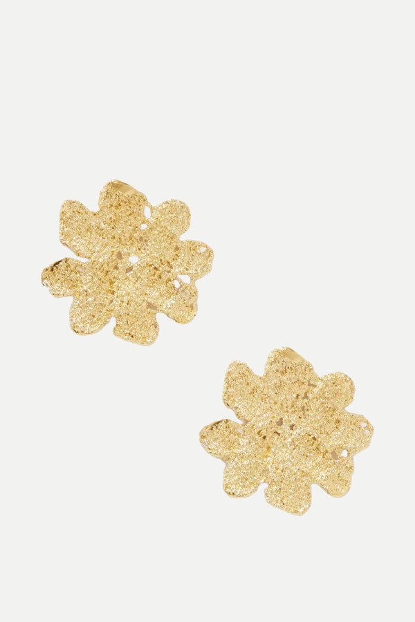 Anemone Gold-Plated Earrings from The Ysso