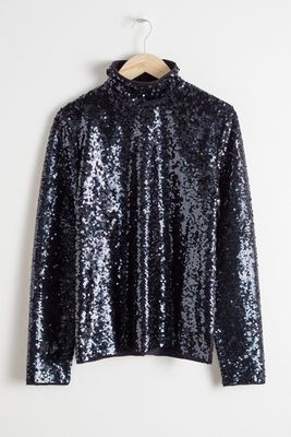 Sequin Turtleneck from & Other Stories