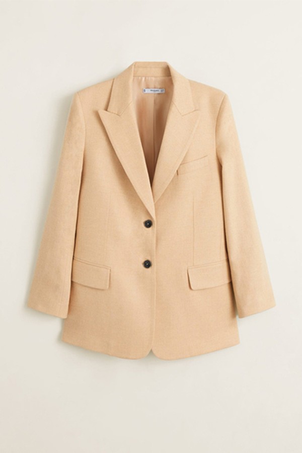 Wool Suit Blazer from Mango