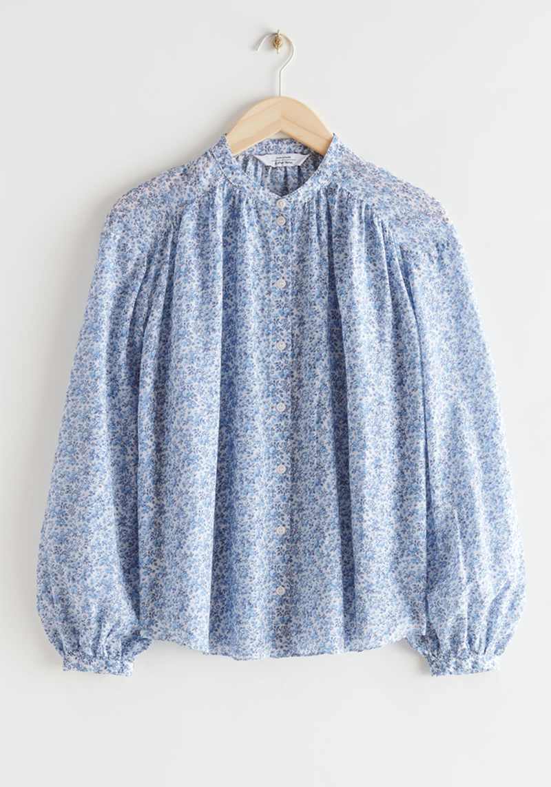 Printed Silk Blend Blouse from & Other Stories