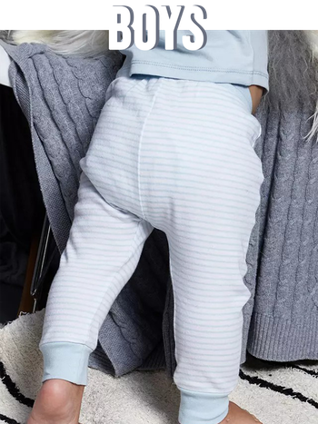 Stripe Print Joggers from The Little Tailor Kids